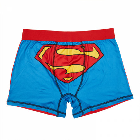 Product image 1 for Superman Logo Character Armor Cosplay Men's Underwear Boxer Briefs