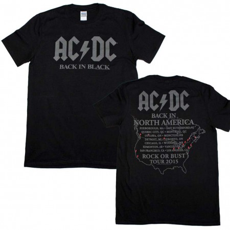 AC/DC Back in Black 2016 T-Shirt - WearYourBeer