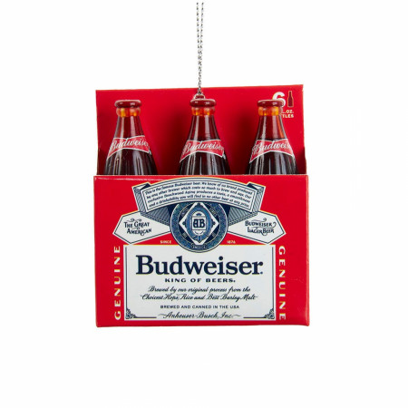 Budweiser Beer 6-Pack Holiday Ornament - WearYourBeer