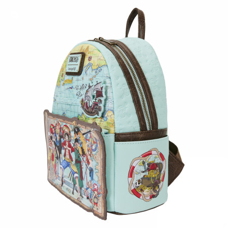 Product image 1 for One Piece World Map Mini Backpack By Loungefly