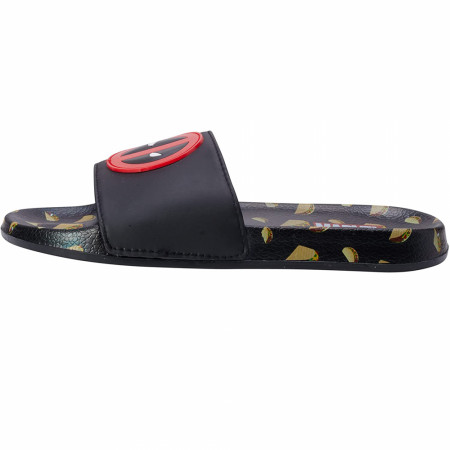 Product image 4 for Deadpool Face Symbol and Taco's All Over Sandals ...
