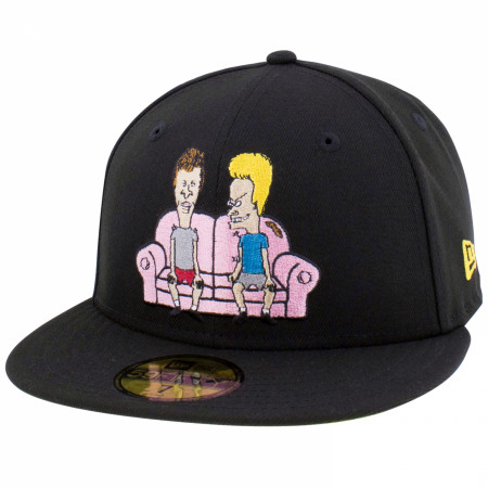 Beavis and Butthead Couch New Era 59Fifty Fitted Hat - SuperHeroStuff