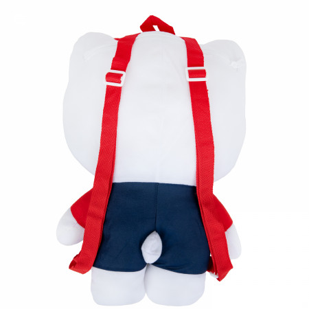Hello Kitty Classic Overalls 16" Plush Backpack - Thumbnail 3