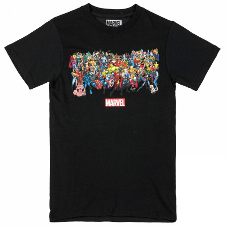 Marvel Heroes Full Cast T-Shirt