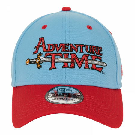Adventure Time Logo New Era 39Thirty Fitted Hat - SuperHeroStuff
