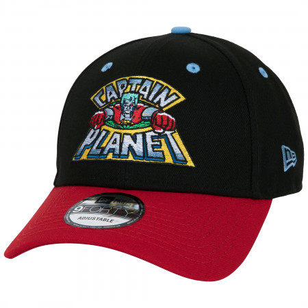 Captain Planet Logo New Era 9Forty Adjustable Hat - SuperHeroStuff