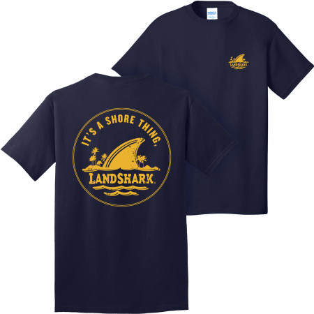 Margaritaville Landshark Sunshine It's A Shore Thing Front Back T
