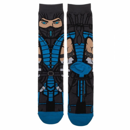 Product image 1 for Mortal Kombat Sub-Zero Character Crew Socks