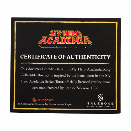 Product image 2 for My Hero Academia 9-Piece Rings Set