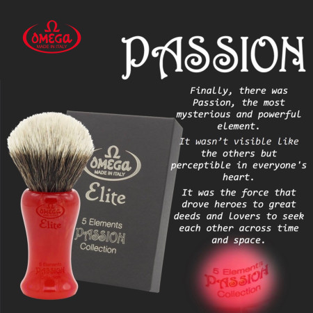 Product image 6 for Omega Elements Elite Synthetic Shaving Brush Collection