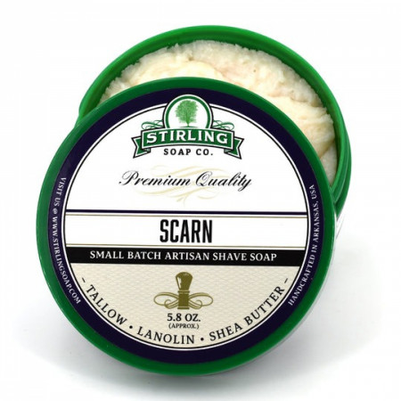 Product image 1 for Stirling Soap Company Shave Soap, Scarn