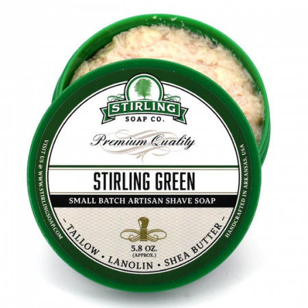 Product image 1 for Stirling Soap Company Shave Soap, Stirling Green