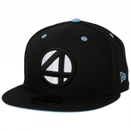 Fantastic Four Logo Black Colorway New Era 39Thirty Fitted