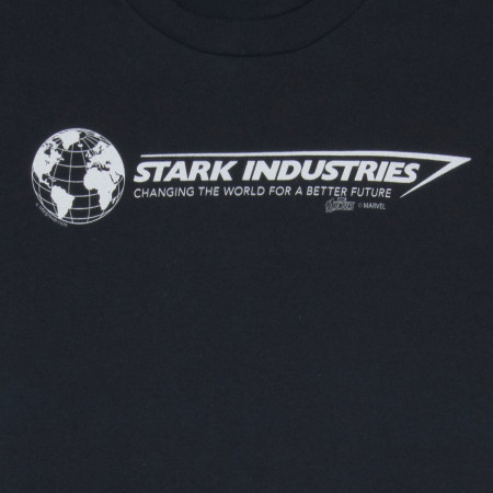 Marvel Maglietta unisex per adulti Stark Industries (nera/rossa