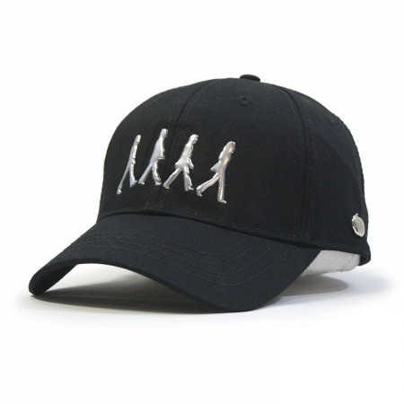 New Custom Designed Black Abbey Road Distressed Baseball Cap, Adjustable Abbey Road Studios Men main image 4