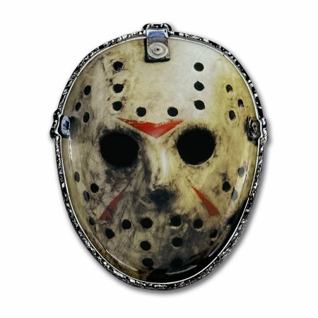 Friday the 13th Jason Bigface Flatbill Snapback Hat w/Blood