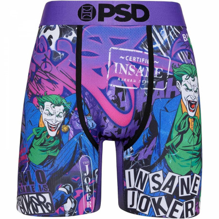 The Joker Certified Insane PSD Boxer Briefs - SuperHeroStuff